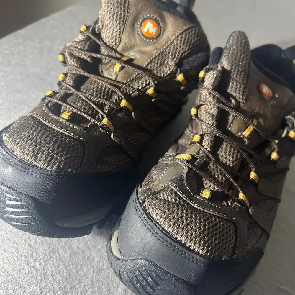 Merrell Moab 3 Walnut Men’s 12 Wide Vibram Hiking Shoes